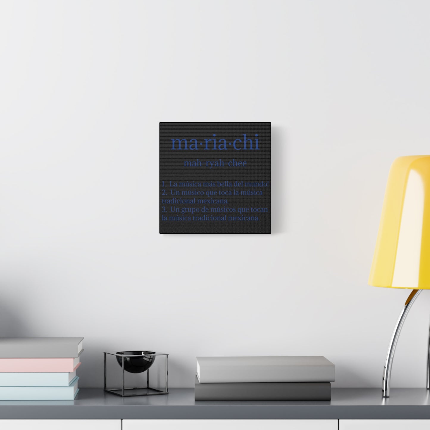 Blue Mariachi Definition Business Matte Canvas, Stretched, 1.25"