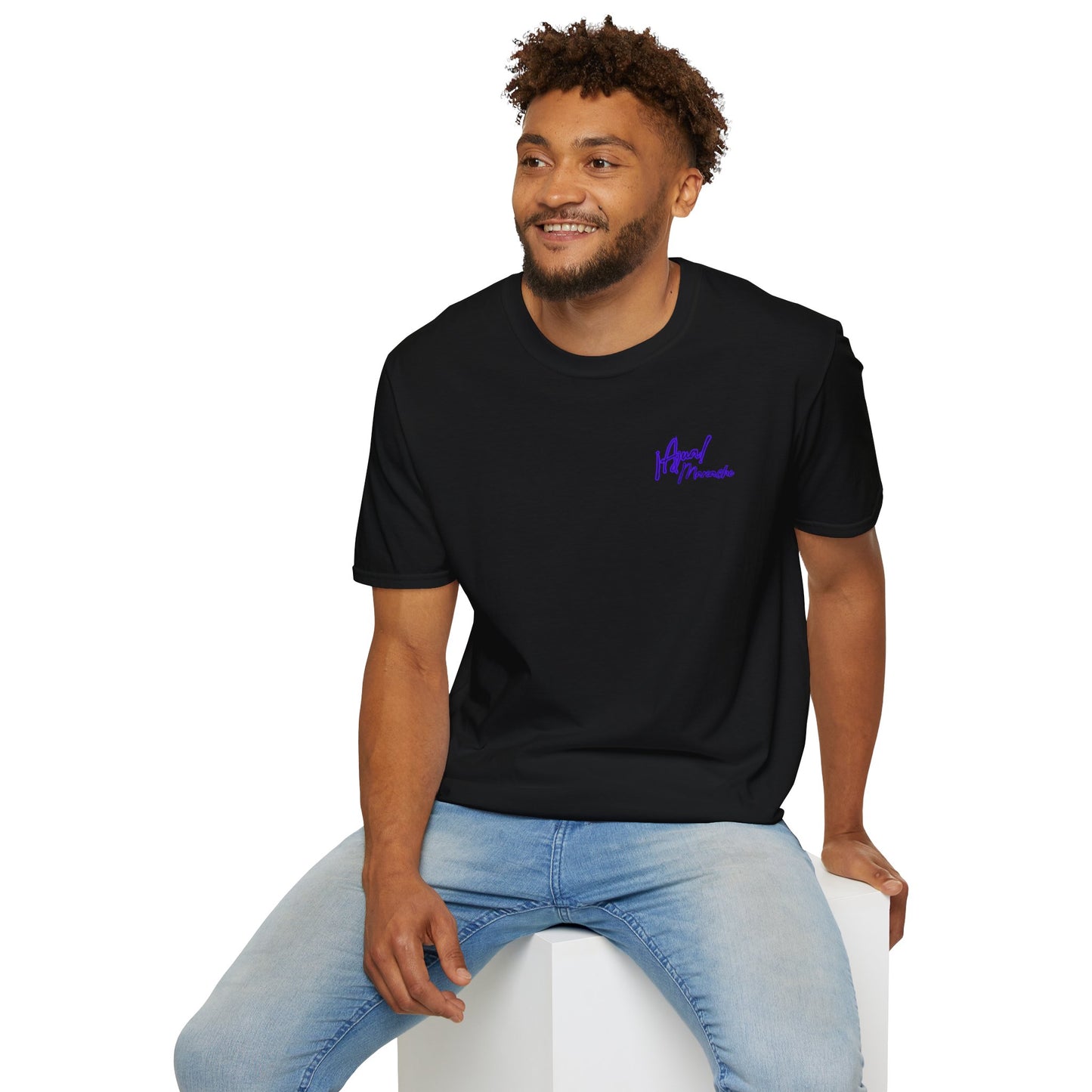Purple Ajua Unisex Softstyle T-Shirt