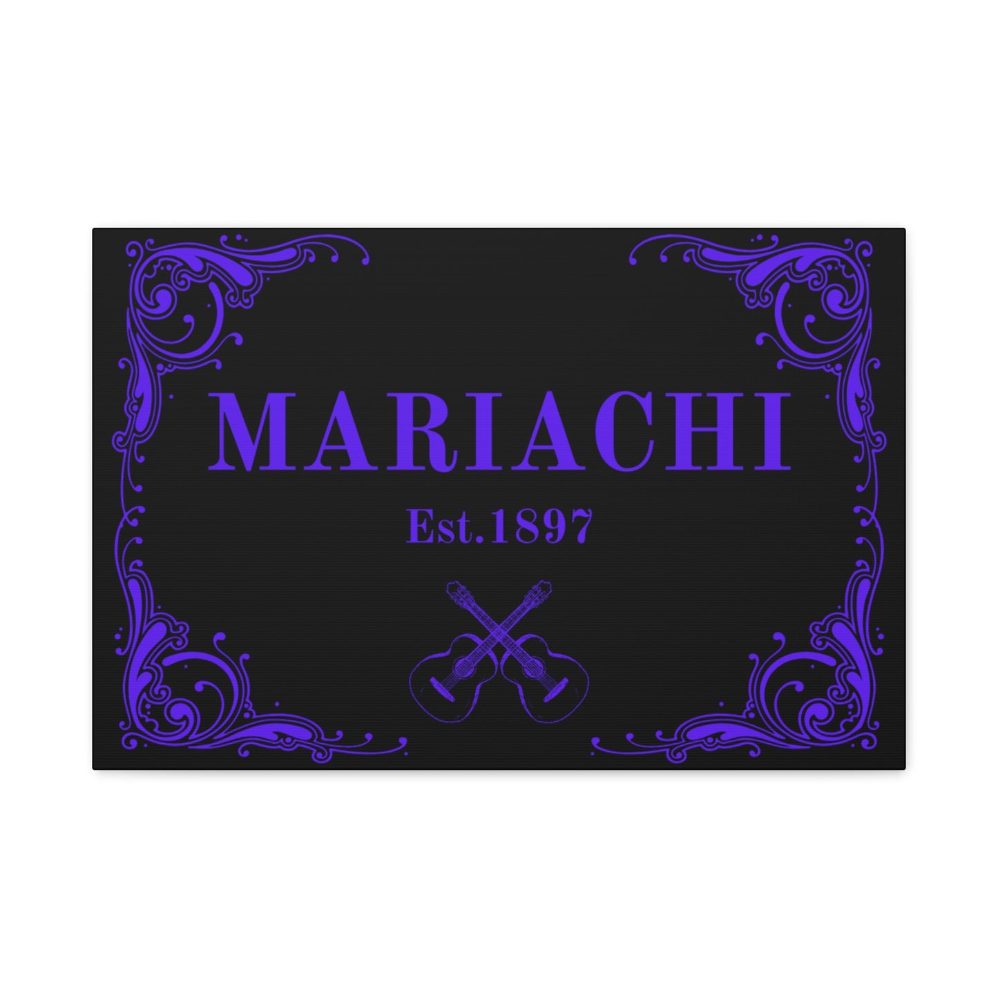 Purple Mariachi Established Matte Canvas, Stretched, 1.25"