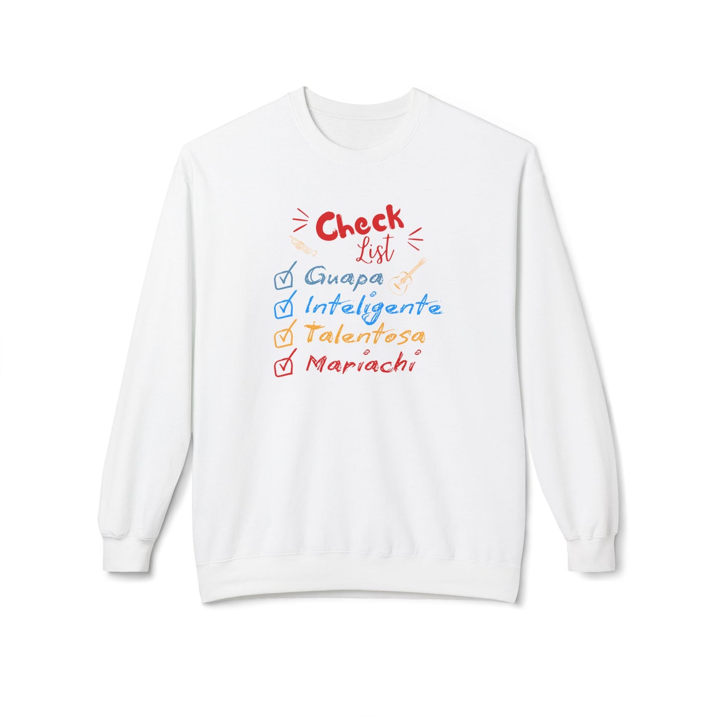 Checklist Guapa Unisex Midweight Softstyle Fleece Crewneck Sweatshirt