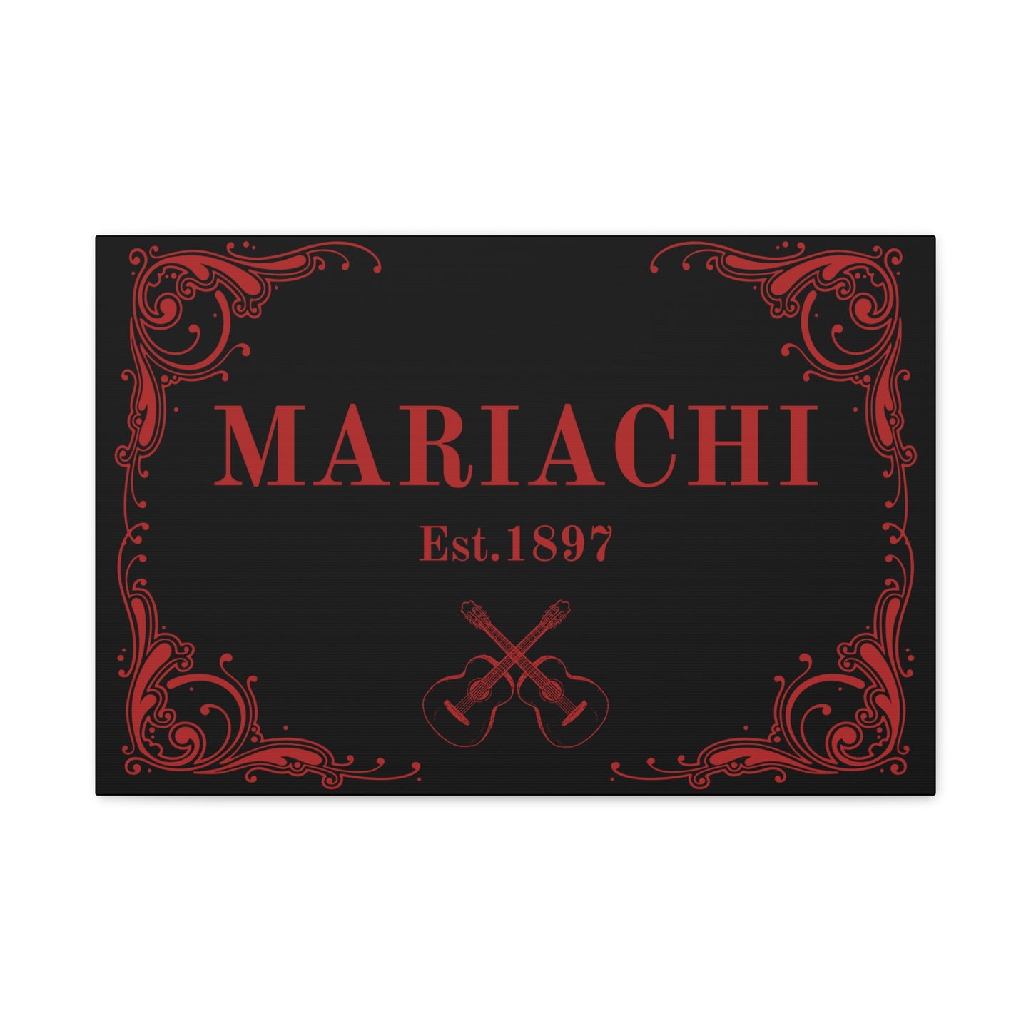 Red Mariachi Established Matte Canvas, Stretched, 1.25"