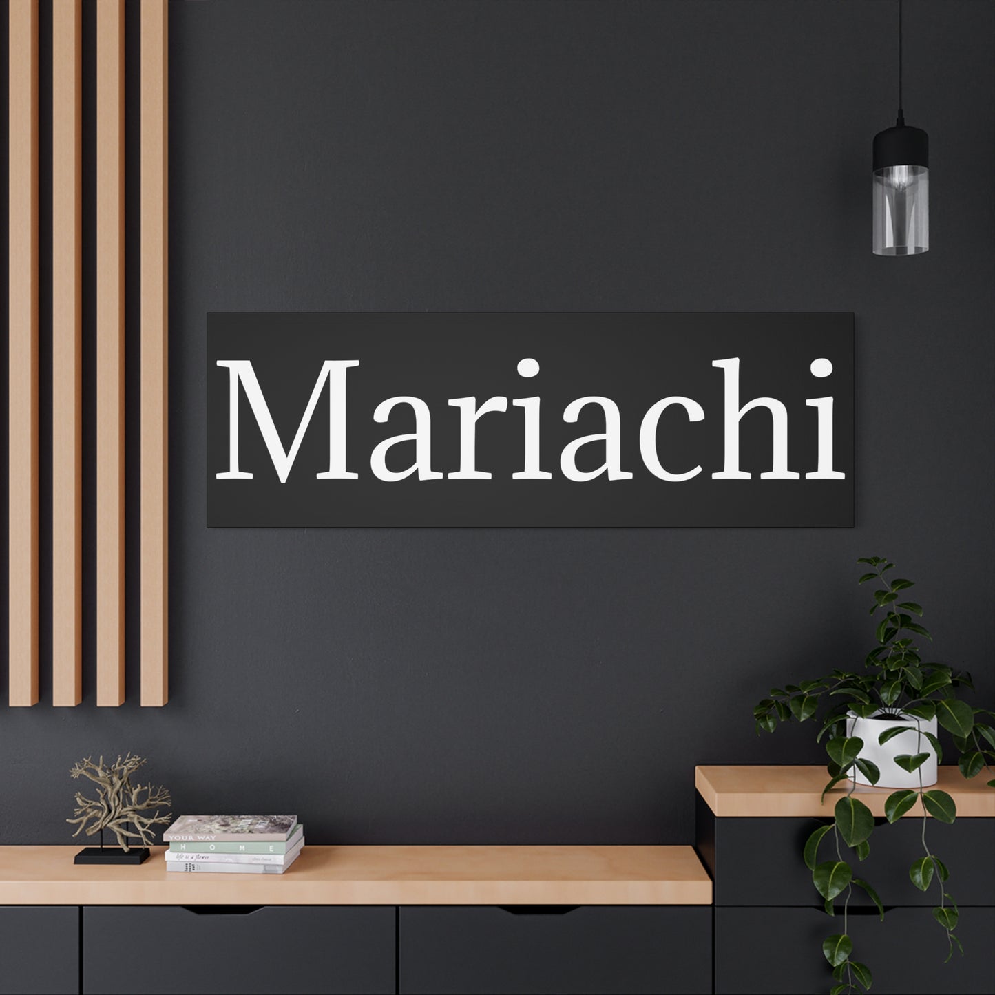 White Mariachi Matte Canvas, Stretched, 1.25"
