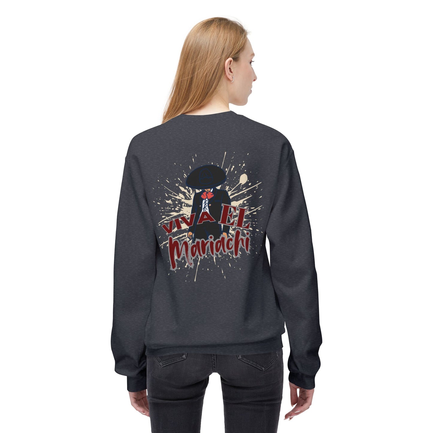 Viva El Mariachi Unisex Midweight Softstyle Fleece Crewneck Sweatshirt