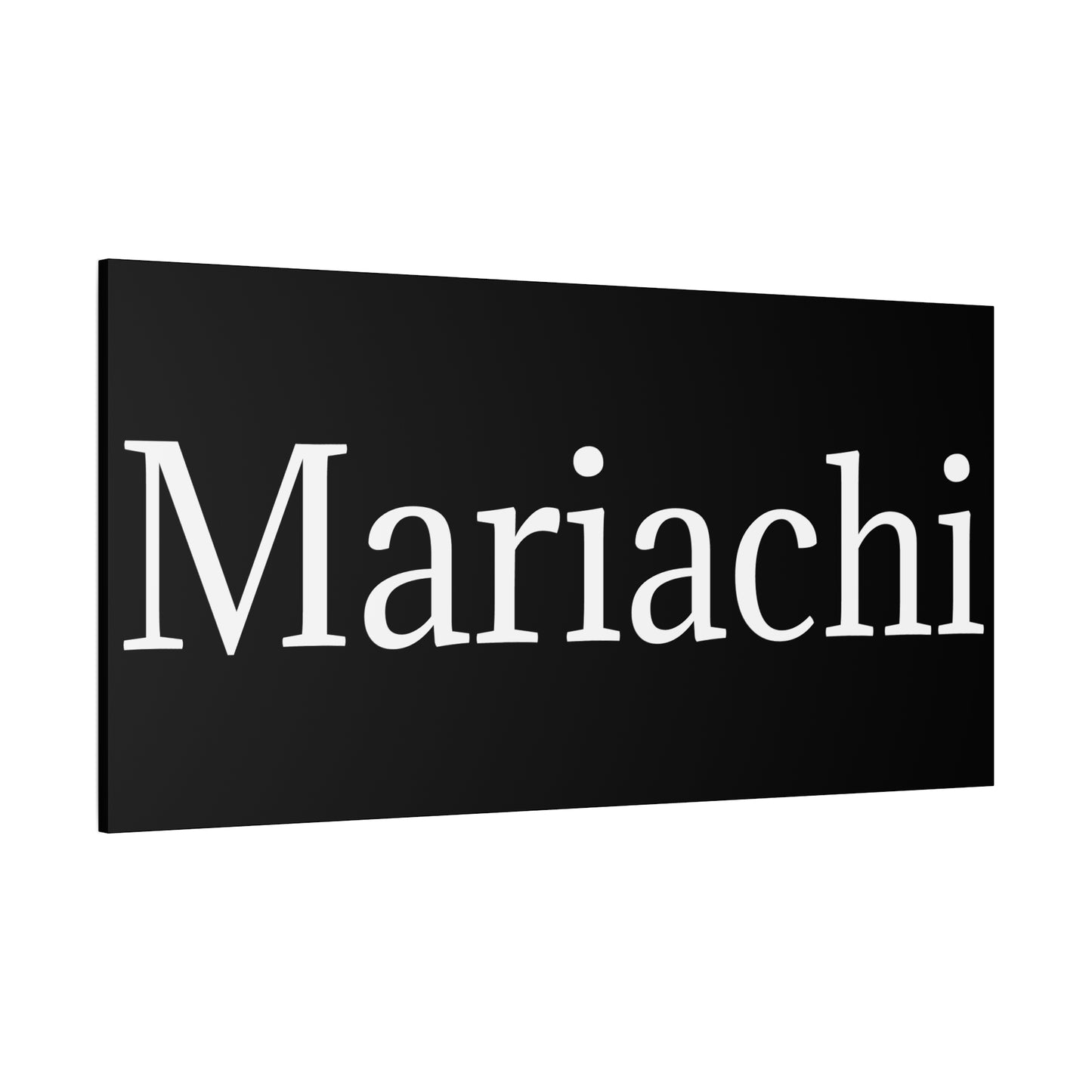 White Mariachi Matte Canvas, Stretched, 1.25"