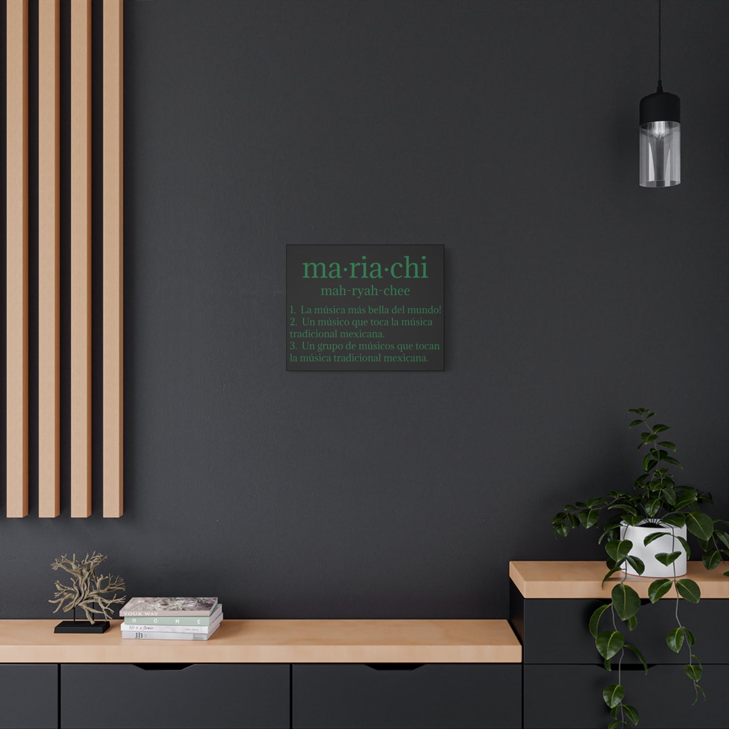 Green Mariachi Definition Business Matte Canvas, Stretched, 1.25"
