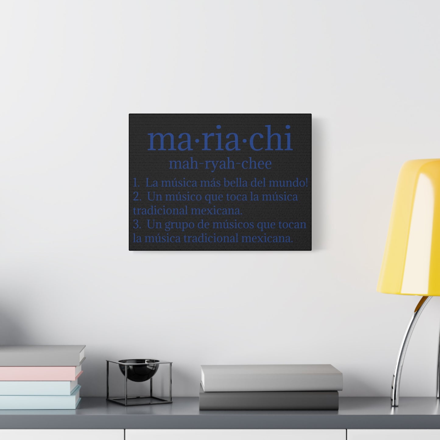 Blue Mariachi Definition Business Matte Canvas, Stretched, 1.25"