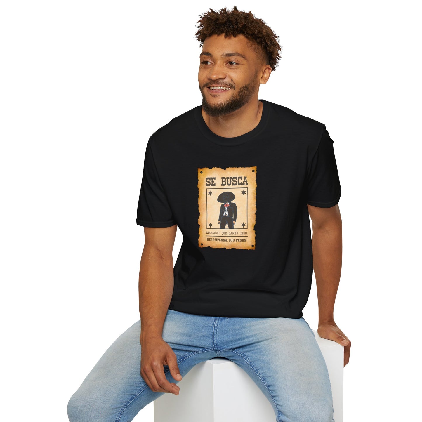 Wanted Mariachi Canta Unisex Softstyle T-Shirt