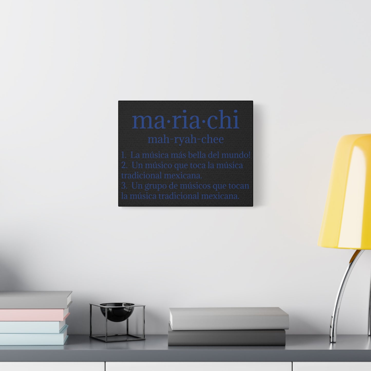 Blue Mariachi Definition Business Matte Canvas, Stretched, 1.25"