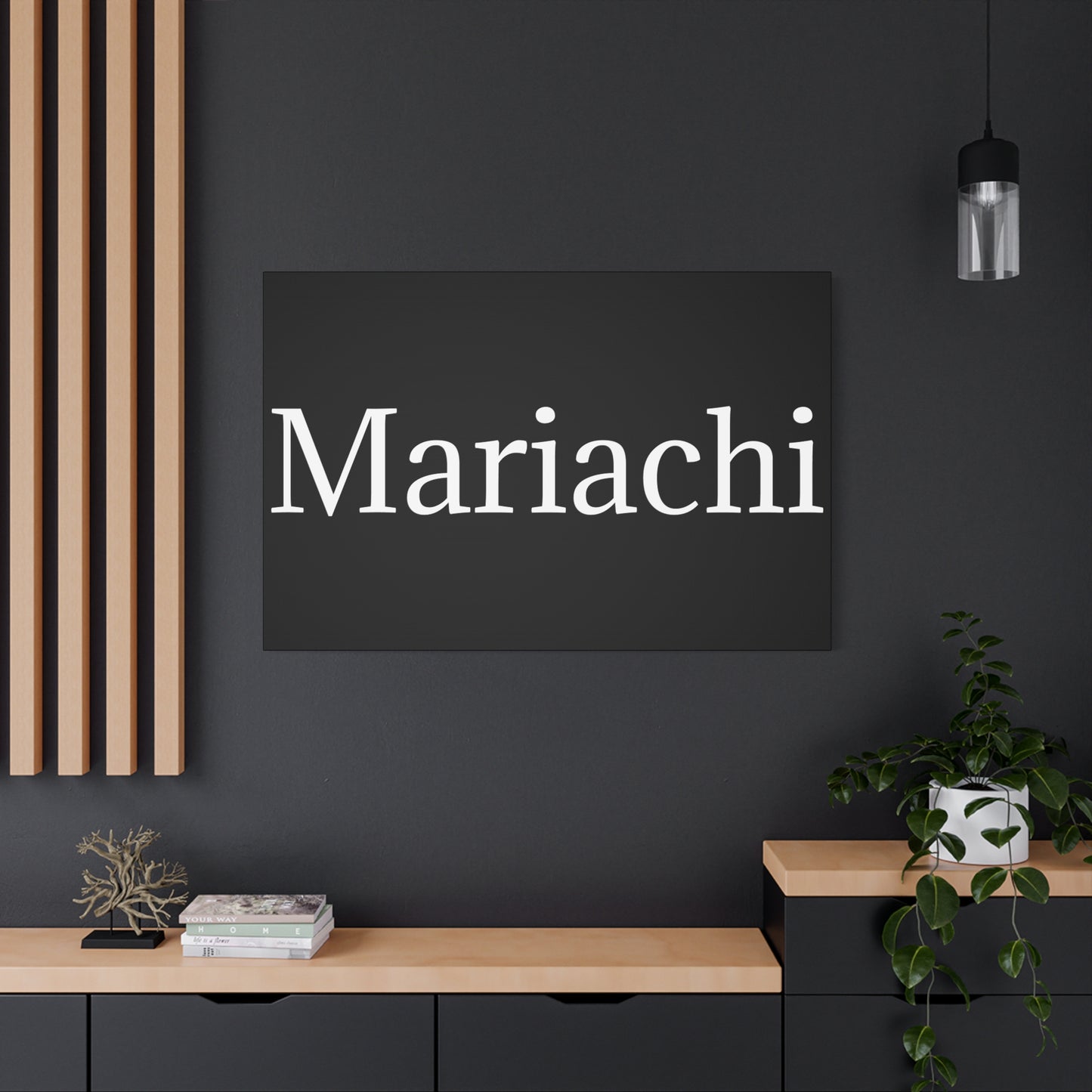 White Mariachi Matte Canvas, Stretched, 1.25"