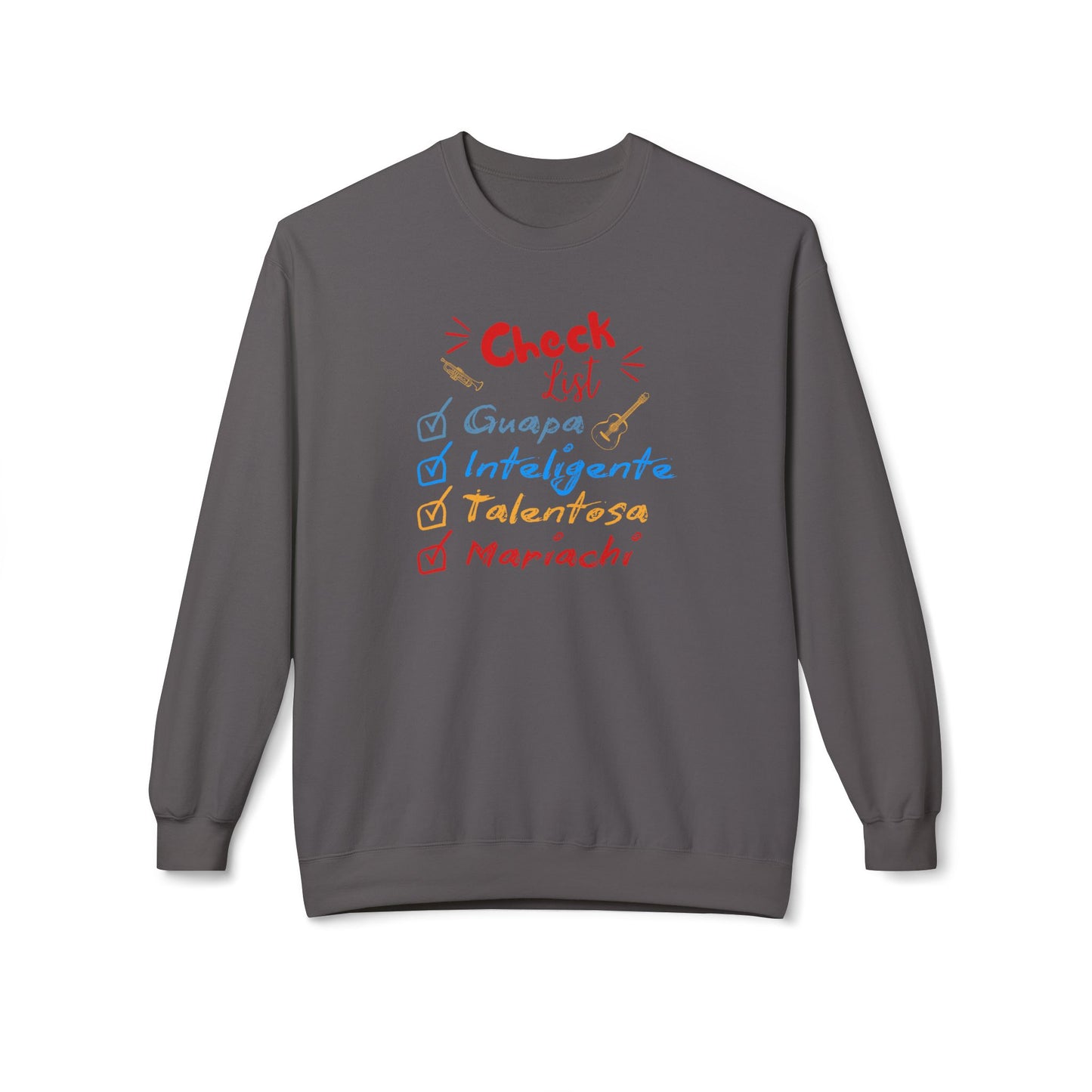 Checklist Guapa Unisex Midweight Softstyle Fleece Crewneck Sweatshirt