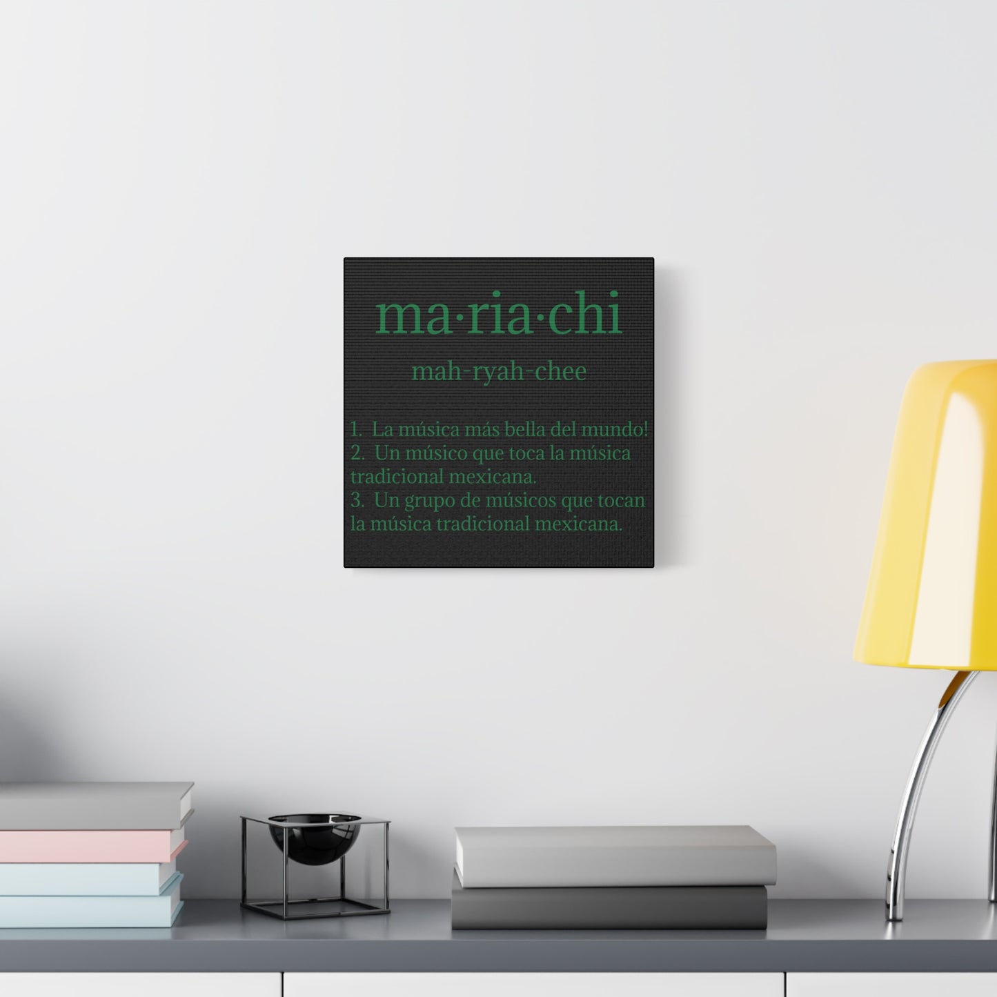 Green Mariachi Definition Business Matte Canvas, Stretched, 1.25"