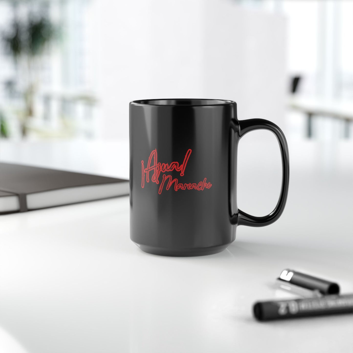 Red Ajua Black Mug (11oz, 15oz)