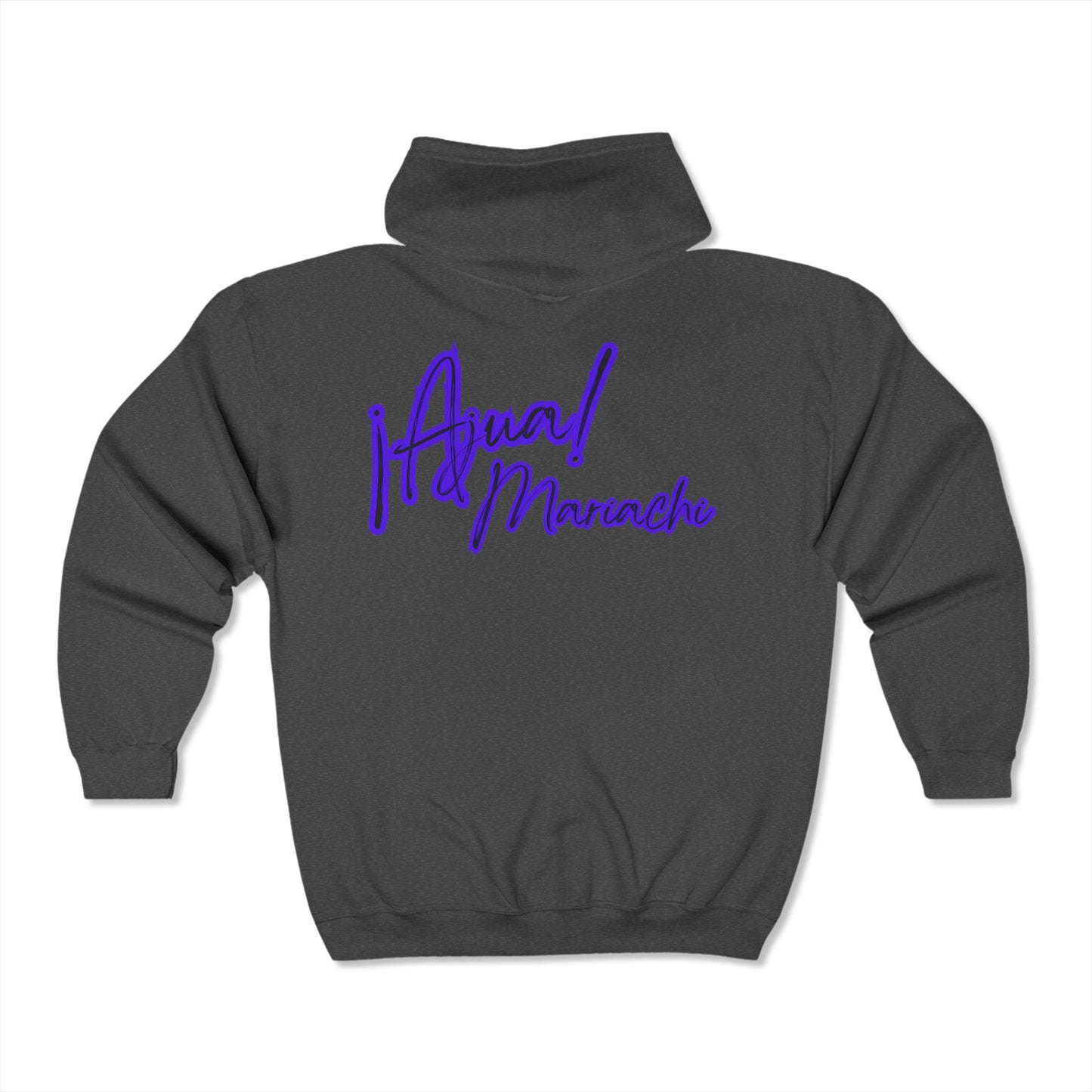 Purple Ajua Unisex Heavy Blend™ Full Zip Hooded Sweatshirt