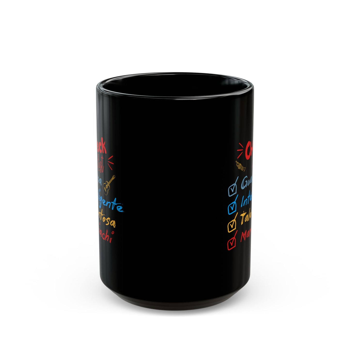 Checklist Guapa Black Mug (11oz, 15oz)