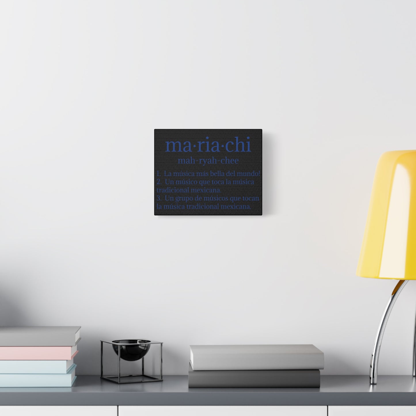 Blue Mariachi Definition Business Matte Canvas, Stretched, 1.25"