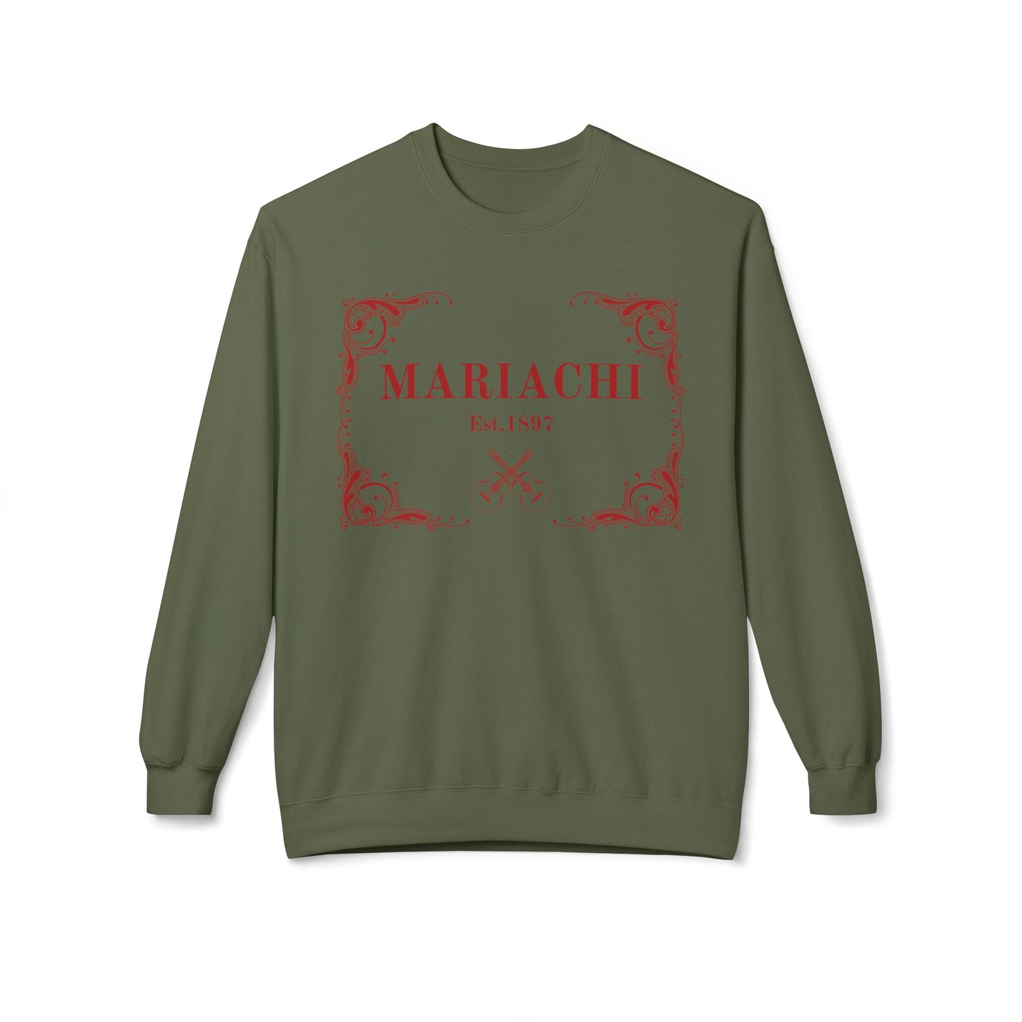 Mariachi Established Unisex Midweight Softstyle Fleece Crewneck Sweatshirt