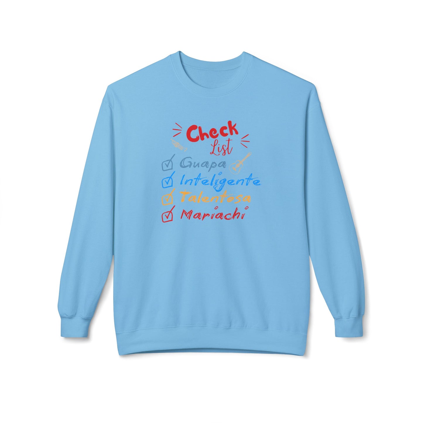 Checklist Guapa Unisex Midweight Softstyle Fleece Crewneck Sweatshirt