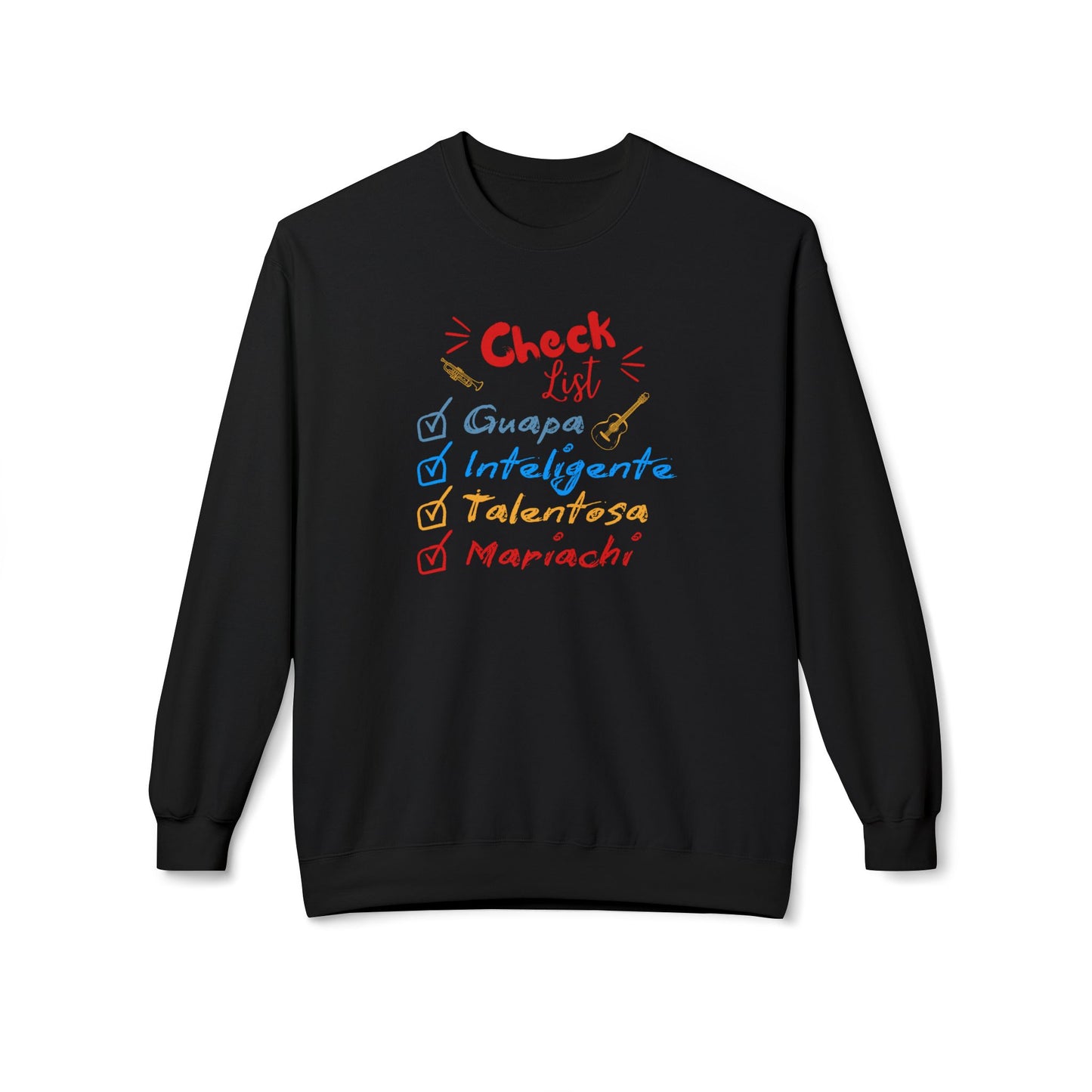 Checklist Guapa Unisex Midweight Softstyle Fleece Crewneck Sweatshirt