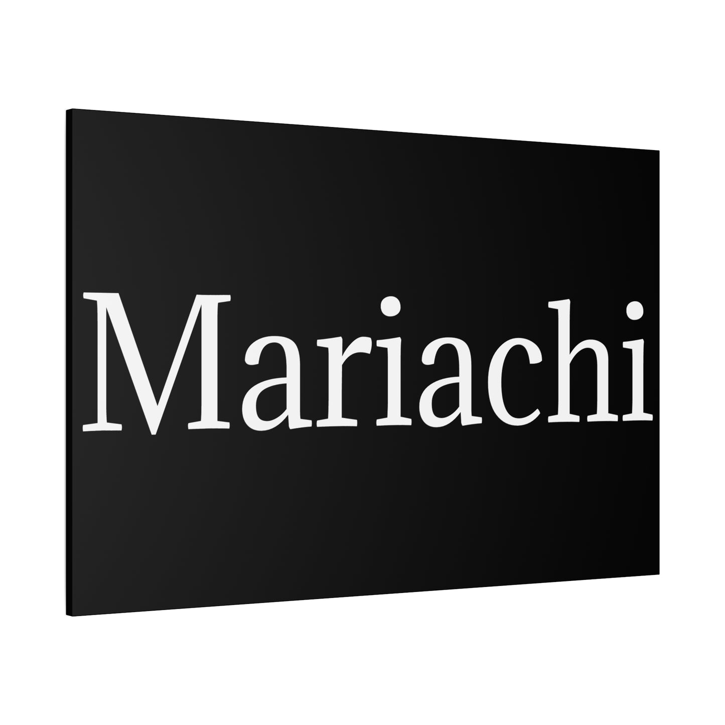 White Mariachi Matte Canvas, Stretched, 1.25"