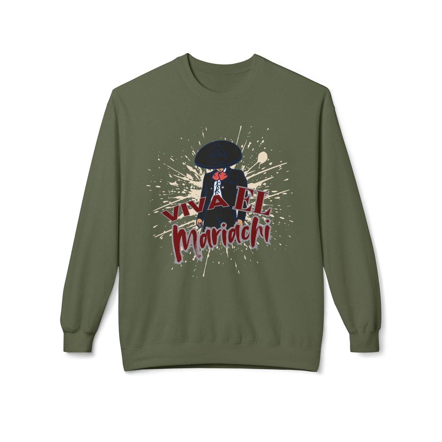 Viva El Mariachi Unisex Midweight Softstyle Fleece Crewneck Sweatshirt
