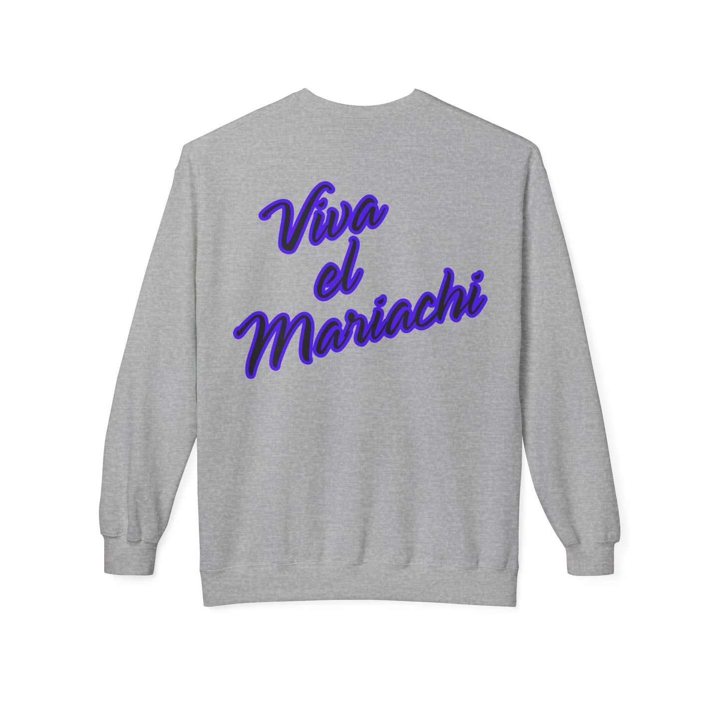 Purple Viva El Mariachi Unisex Midweight Softstyle Fleece Crewneck Sweatshirt