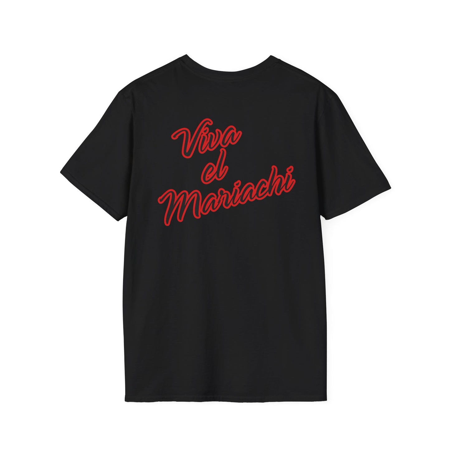Red Viva El Mariachi Unisex Softstyle T-Shirt