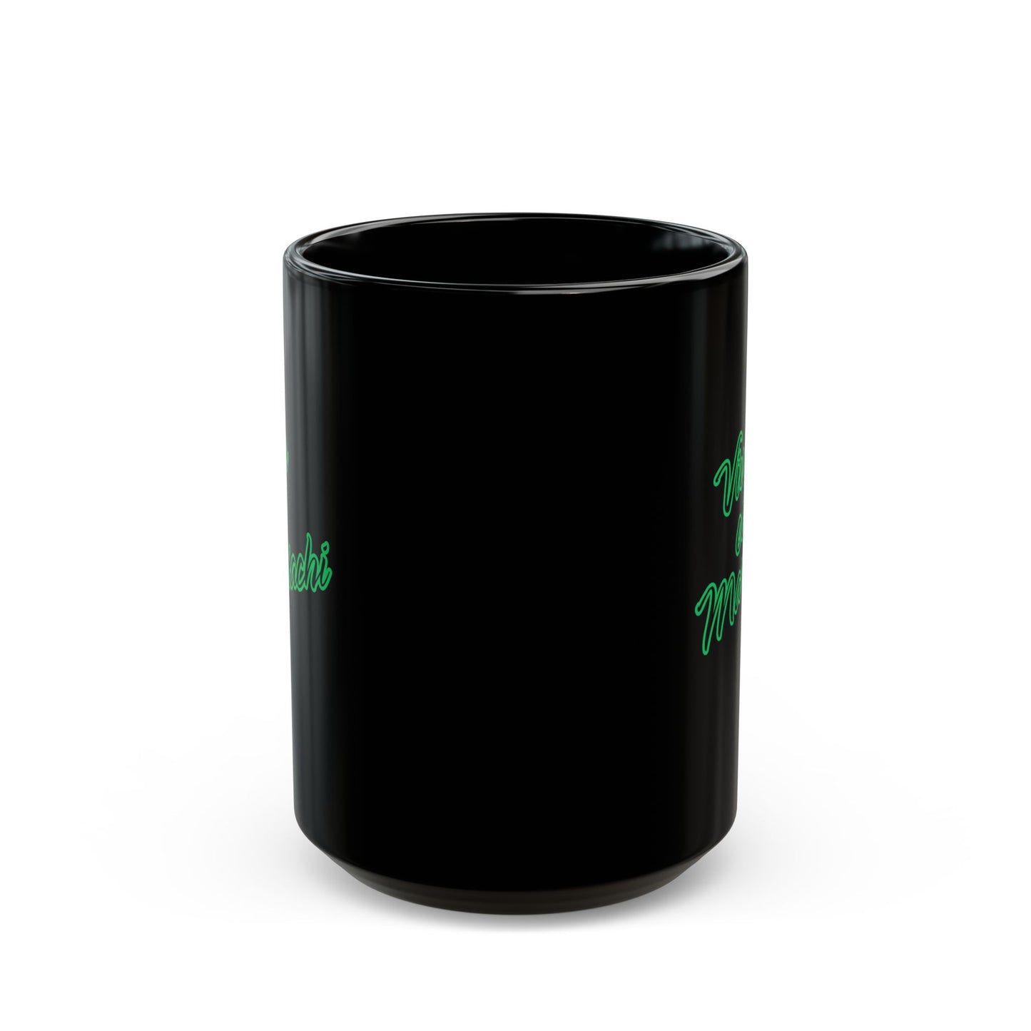 Green Viva El Mariachi Black Mug (11oz, 15oz)
