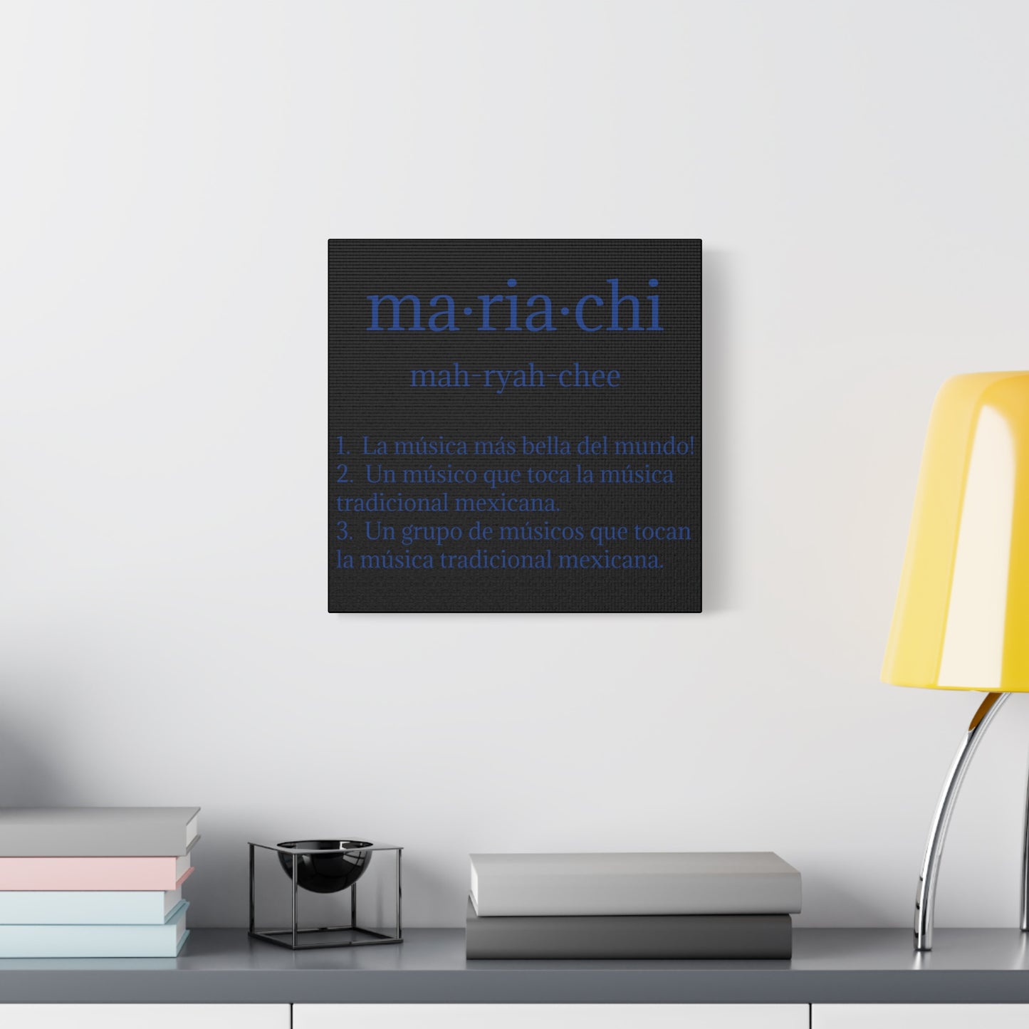 Blue Mariachi Definition Business Matte Canvas, Stretched, 1.25"