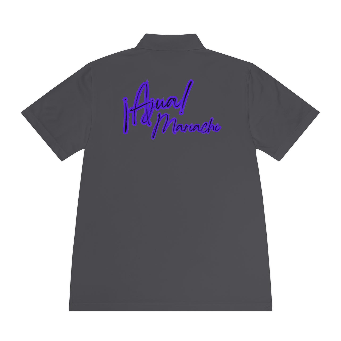 Purple Ajua Men's Sport Polo Shirt