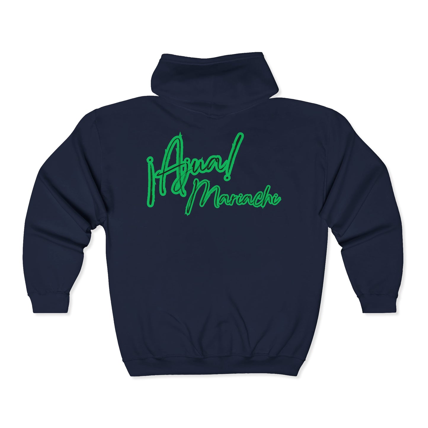 Green Ajua Unisex Heavy Blend™ Full Zip Hooded Sweatshirt