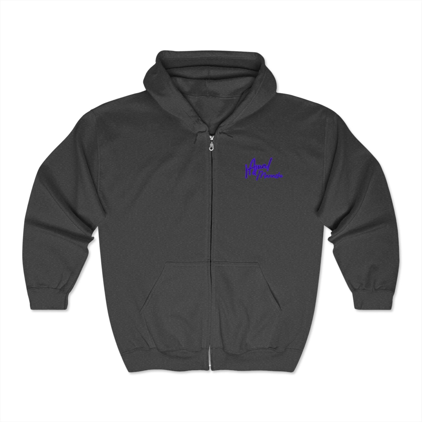 Purple Ajua Unisex Heavy Blend™ Full Zip Hooded Sweatshirt