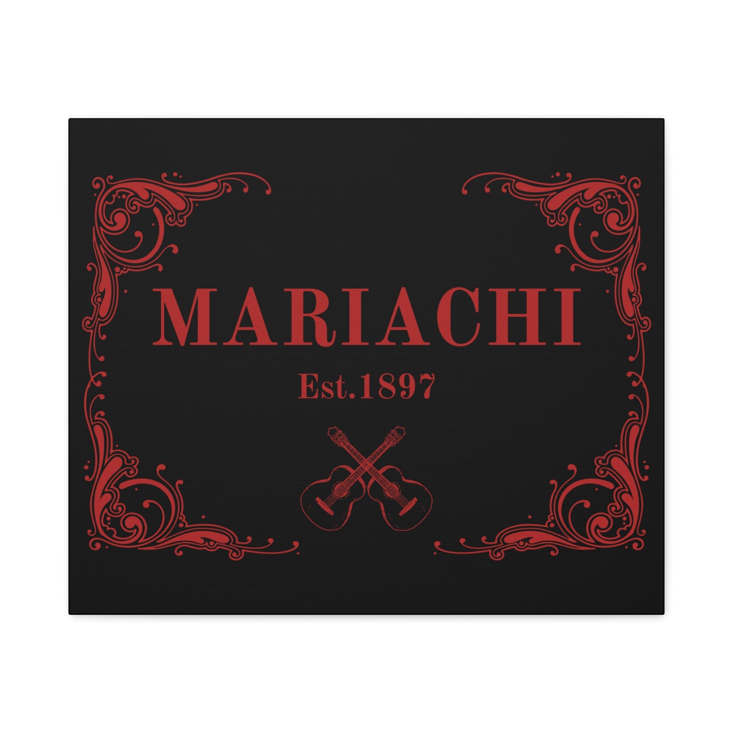 Red Mariachi Established Matte Canvas, Stretched, 1.25"
