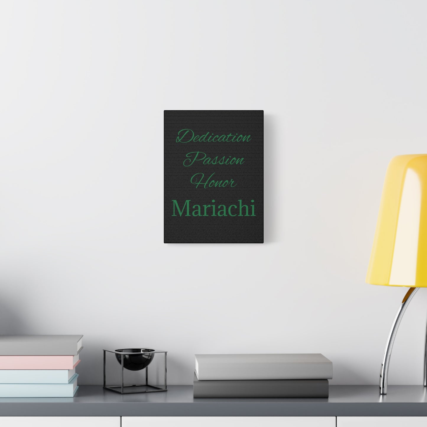 Green Dedication Passion Honor Matte Canvas, Stretched, 1.25"