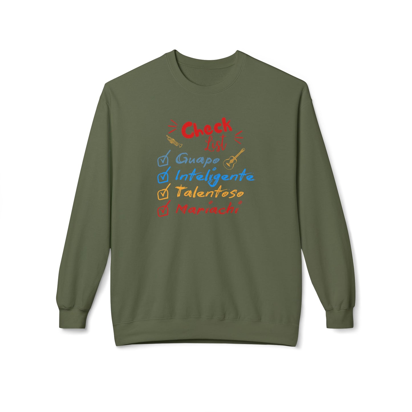 Checklist Guapo Unisex Midweight Softstyle Fleece Crewneck Sweatshirt