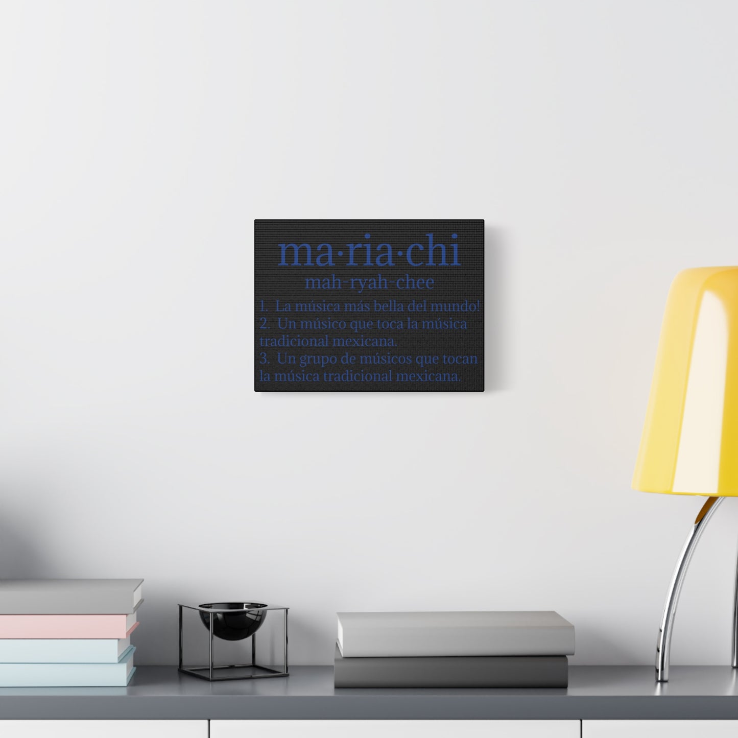 Blue Mariachi Definition Business Matte Canvas, Stretched, 1.25"