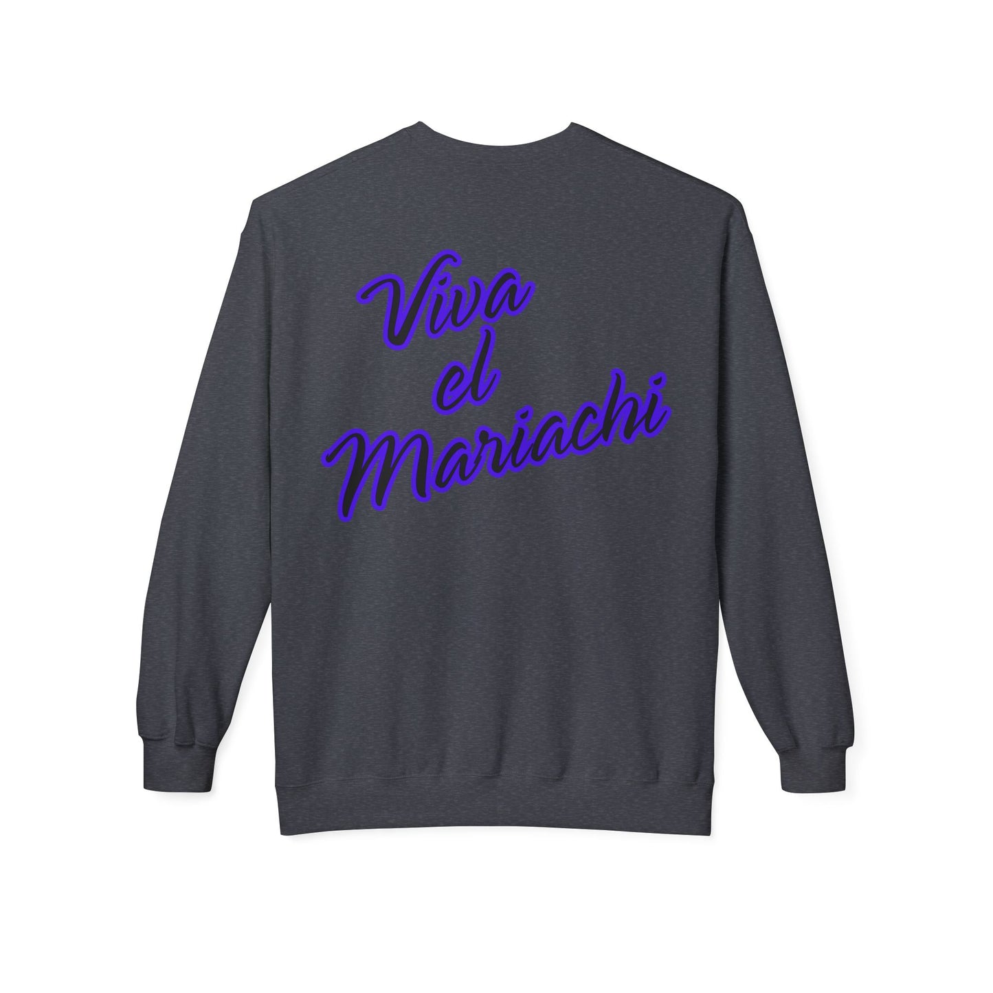 Purple Viva El Mariachi Unisex Midweight Softstyle Fleece Crewneck Sweatshirt