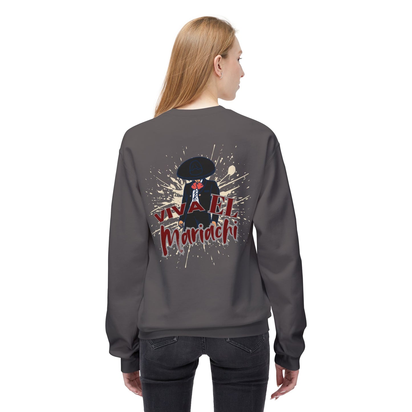 Viva El Mariachi Unisex Midweight Softstyle Fleece Crewneck Sweatshirt