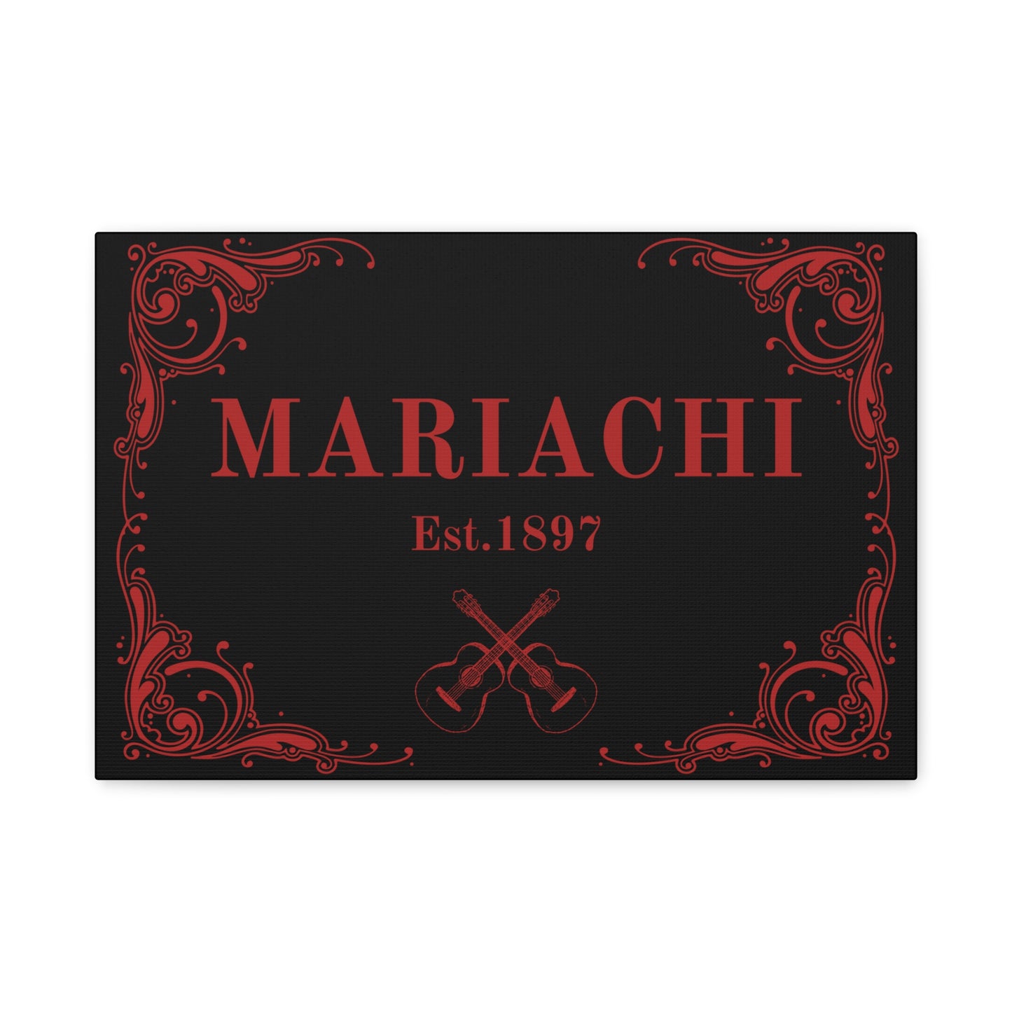 Red Mariachi Established Matte Canvas, Stretched, 1.25"