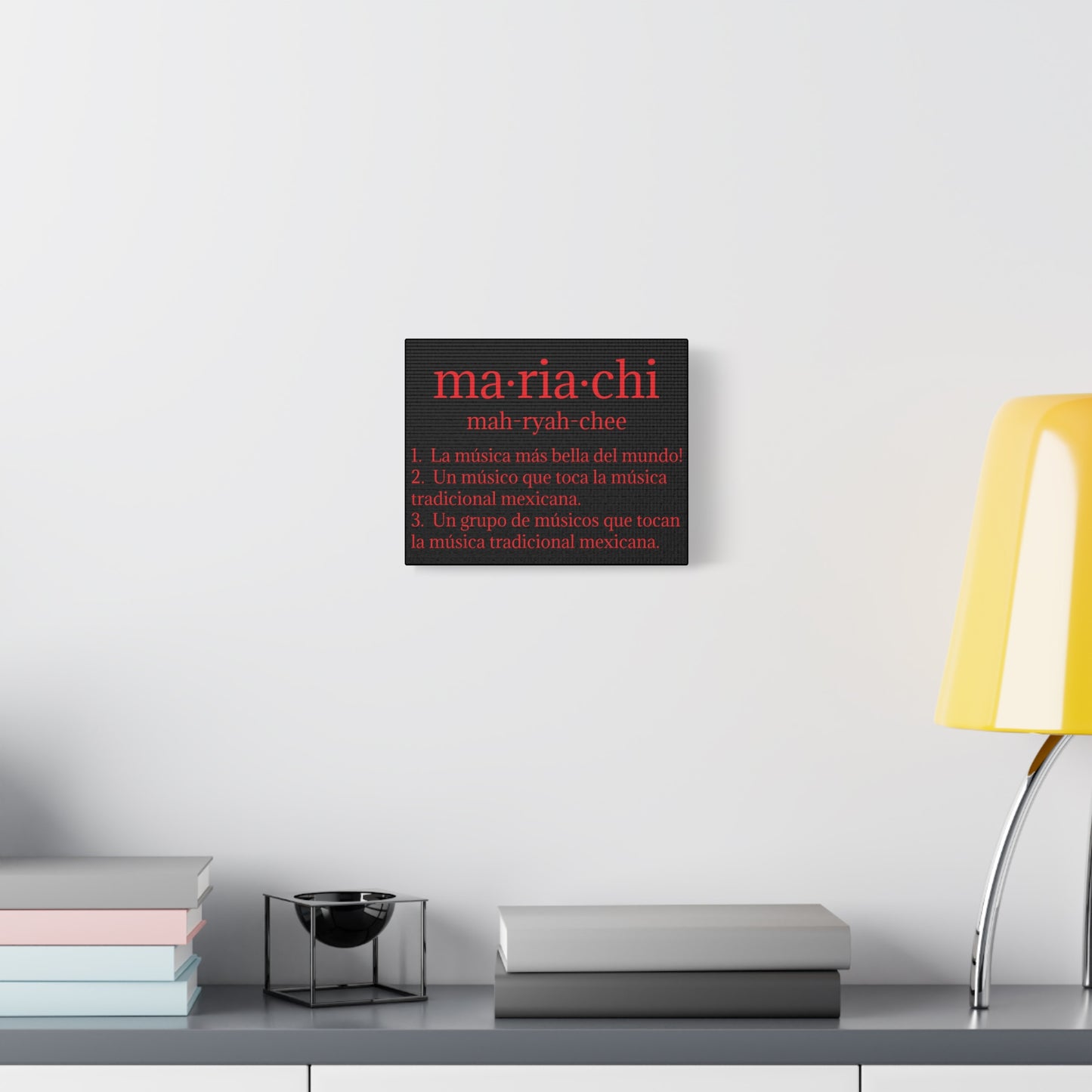 Red Mariachi Definition Business Matte Canvas, Stretched, 1.25"