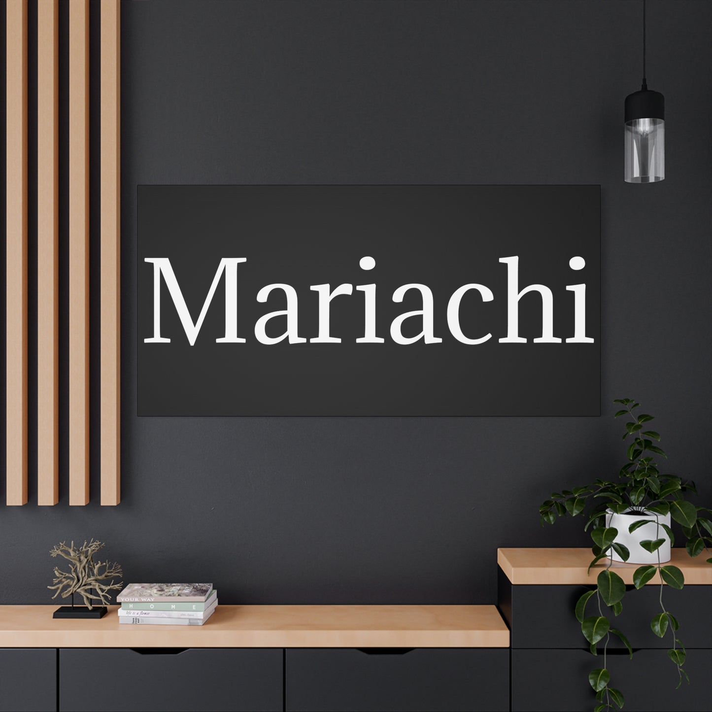 White Mariachi Matte Canvas, Stretched, 1.25"