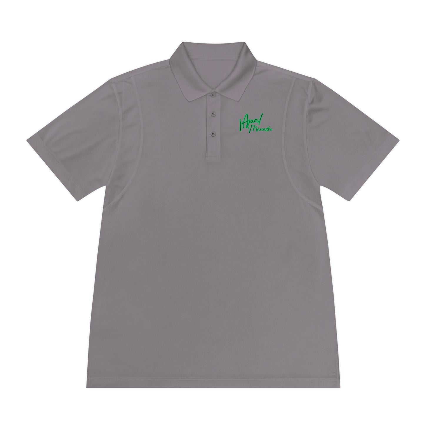 Green Ajua Men's Sport Polo Shirt