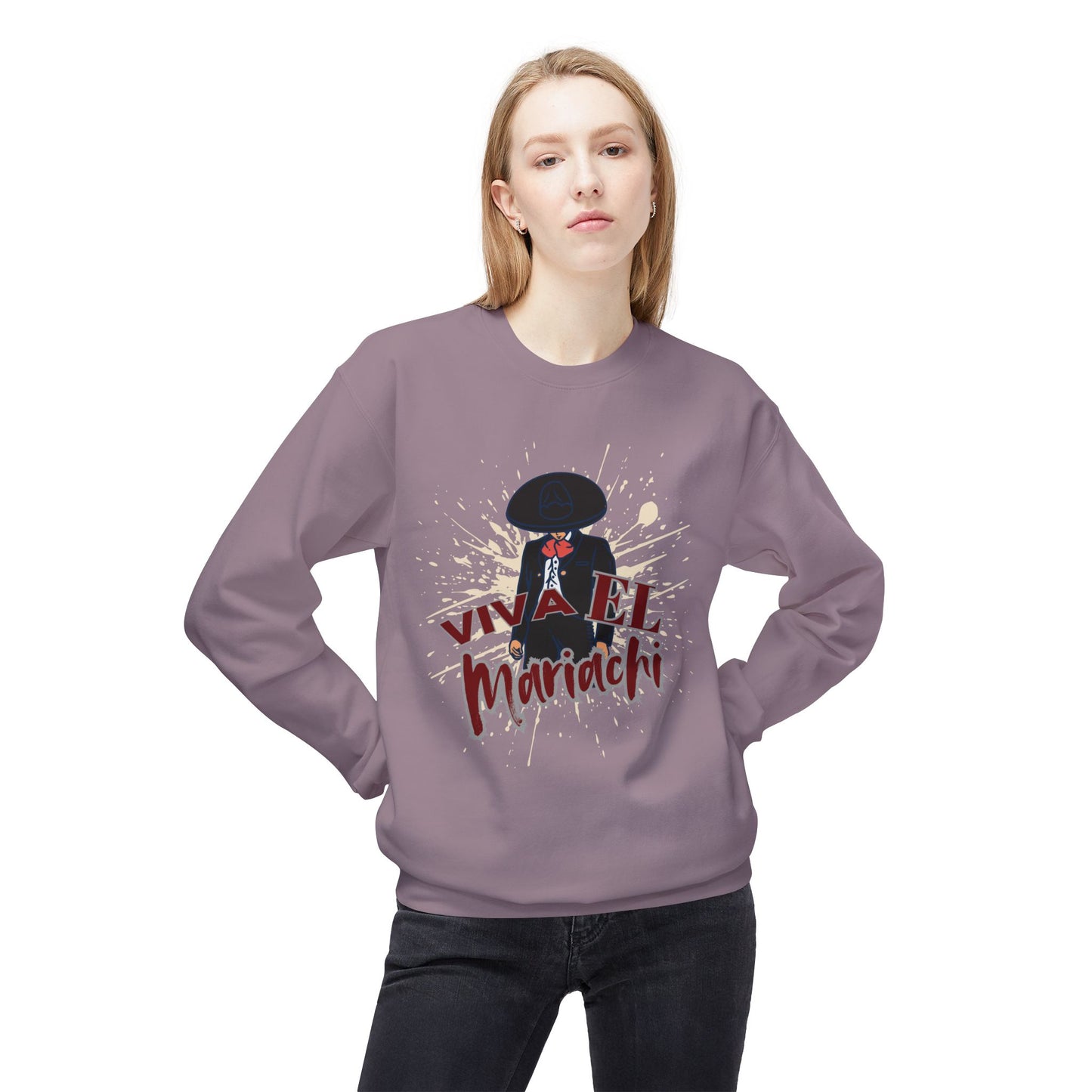 Viva El Mariachi Unisex Midweight Softstyle Fleece Crewneck Sweatshirt