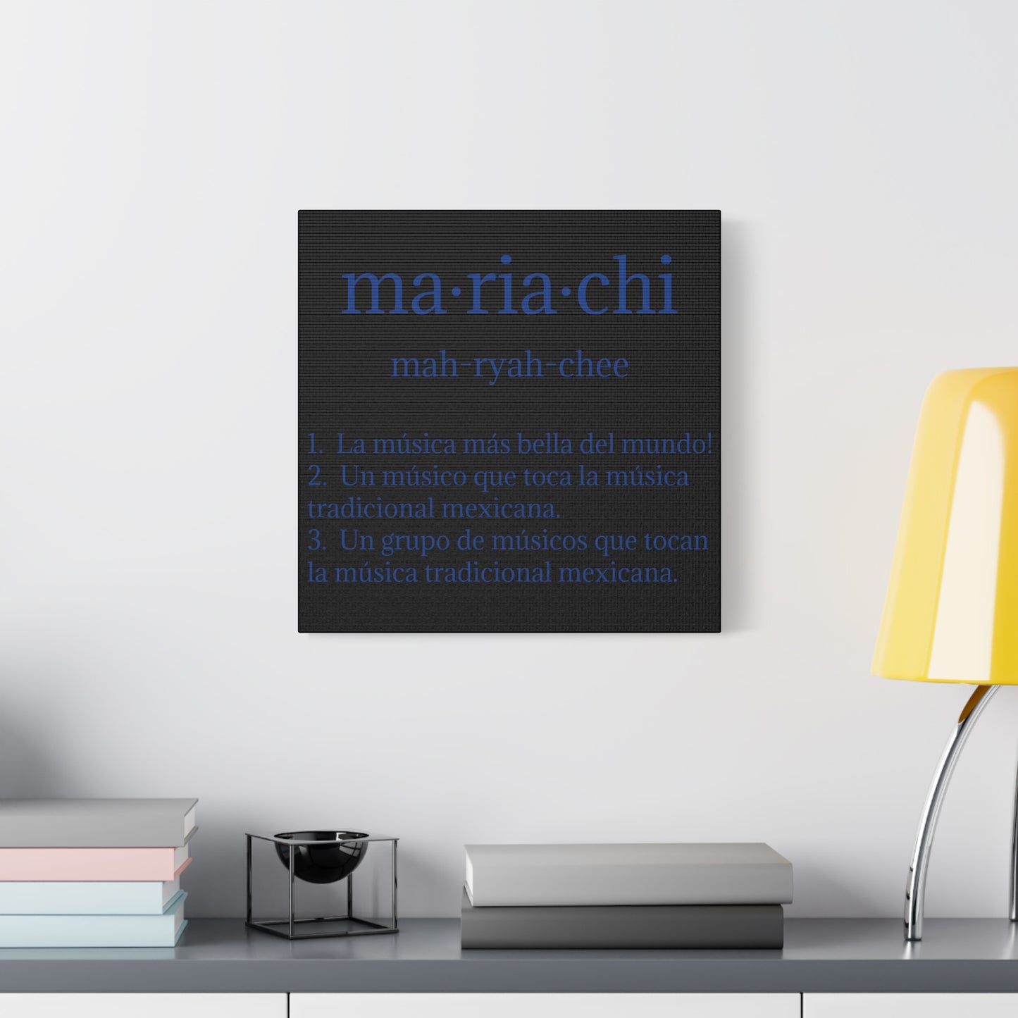 Blue Mariachi Definition Business Matte Canvas, Stretched, 1.25"