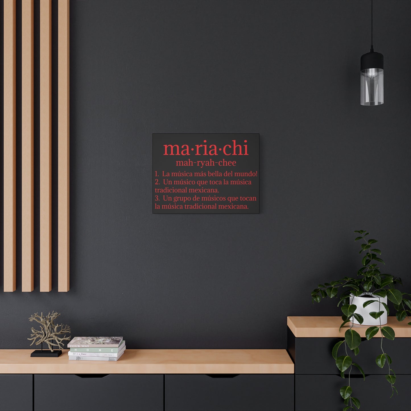 Red Mariachi Definition Business Matte Canvas, Stretched, 1.25"