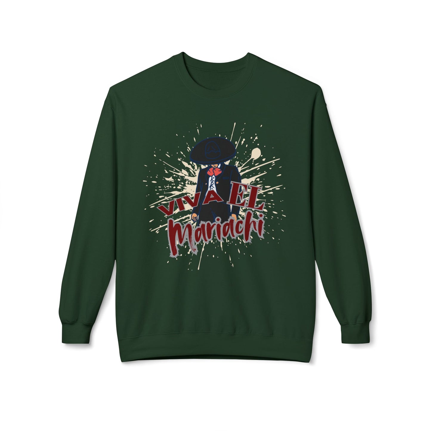 Viva El Mariachi Unisex Midweight Softstyle Fleece Crewneck Sweatshirt