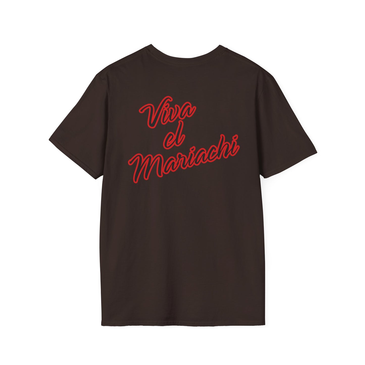 Red Viva El Mariachi Unisex Softstyle T-Shirt