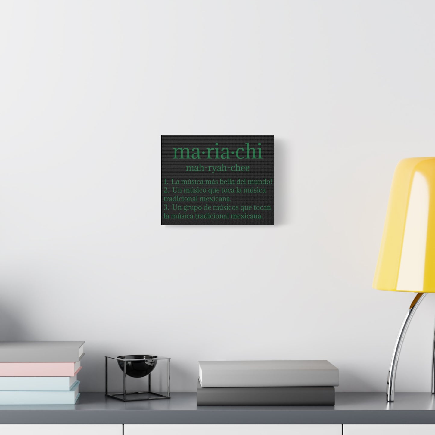 Green Mariachi Definition Business Matte Canvas, Stretched, 1.25"