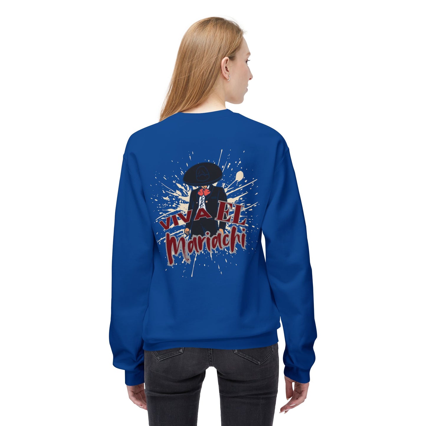 Viva El Mariachi Unisex Midweight Softstyle Fleece Crewneck Sweatshirt