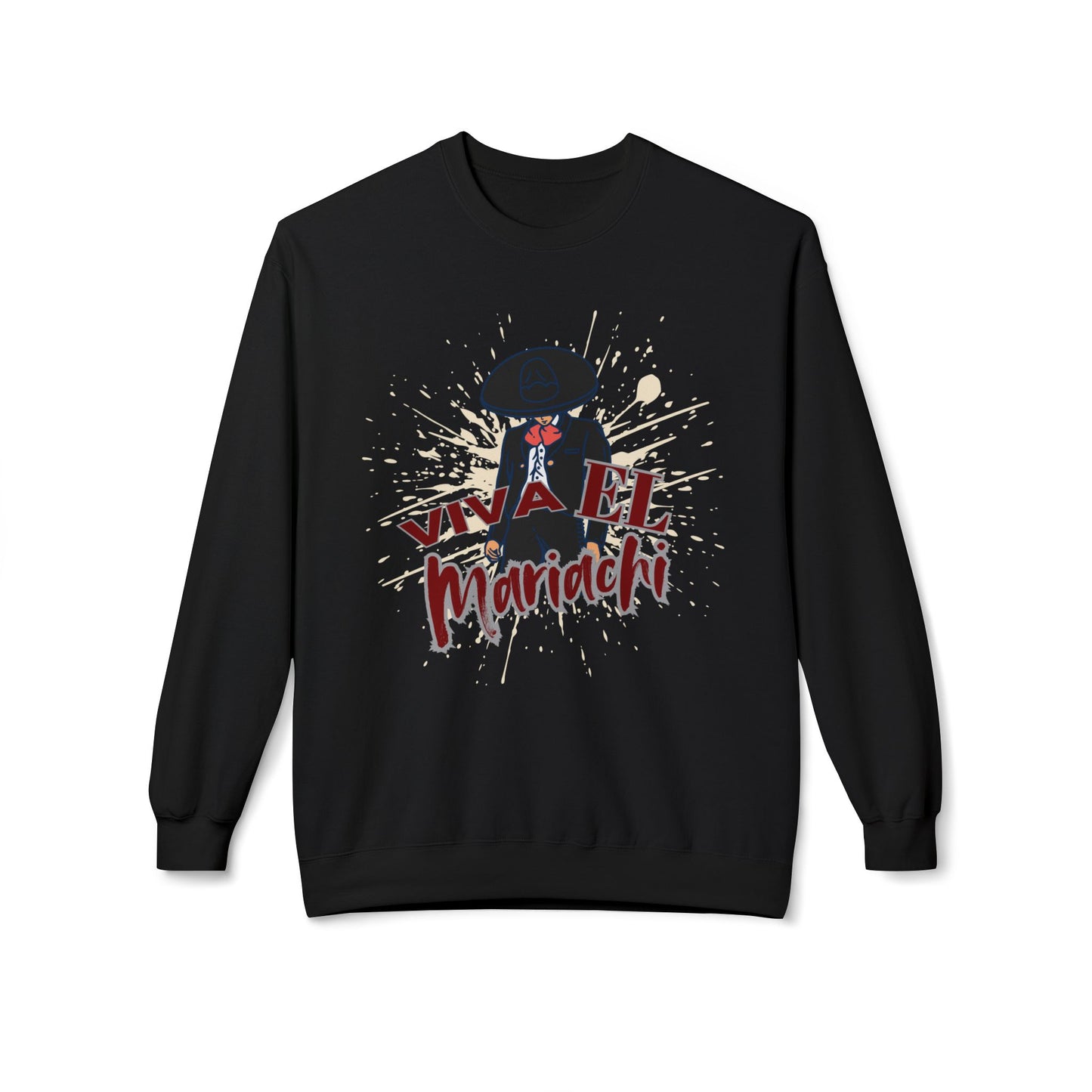 Viva El Mariachi Unisex Midweight Softstyle Fleece Crewneck Sweatshirt