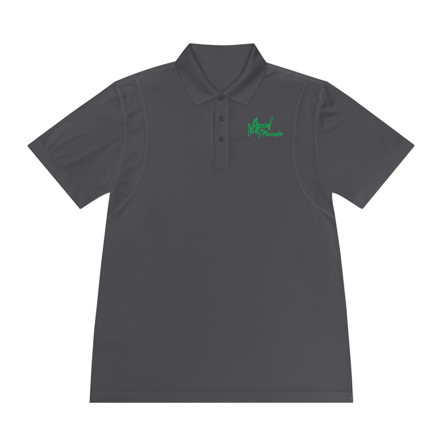 Green Ajua Men's Sport Polo Shirt